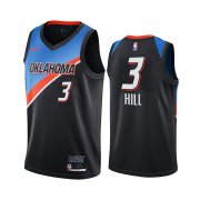 Wholesale Cheap Nike Thunder #3 George Hill Black NBA Swingman 2020-21 City Edition Jersey