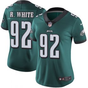 Wholesale Cheap Nike Eagles #92 Reggie White Midnight Green Team Color Women\'s Stitched NFL Vapor Untouchable Limited Jersey