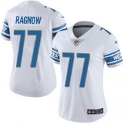 Wholesale Cheap Nike Lions #77 Frank Ragnow White Women's Stitched NFL Vapor Untouchable Limited Jersey