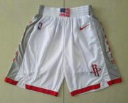 Wholesale Cheap Men's Houston Rockets White 2020 Nike City Edition Swingman Shorts