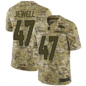 Wholesale Cheap Nike Broncos #47 Josey Jewell Camo Men\'s Stitched NFL Limited 2018 Salute To Service Jersey