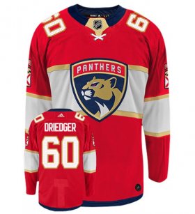Wholesale Cheap Men\'s Florida Panthers #60 Chris Driedger Adidas Authentic Home NHL Hockey Jersey