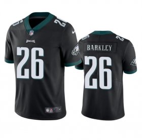Cheap Men\'s Philadelphia Eagles #26 Saquon Barkley Black Vapor Untouchable Limited Football Stitched Jersey