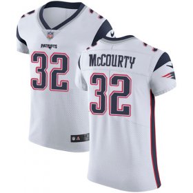 Wholesale Cheap Nike Patriots #32 Devin McCourty White Men\'s Stitched NFL Vapor Untouchable Elite Jersey