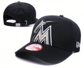 Wholesale Cheap Miami Marlins Snapback Ajustable Cap Hat GS 3
