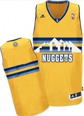 Wholesale Cheap Denver Nuggets Blank Yellow Swingman Jersey