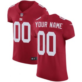 Wholesale Cheap Nike New York Giants Customized Red Alternate Stitched Vapor Untouchable Elite Men\'s NFL Jersey