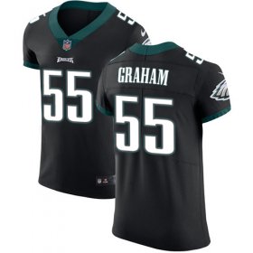 Wholesale Cheap Nike Eagles #55 Brandon Graham Black Alternate Men\'s Stitched NFL Vapor Untouchable Elite Jersey
