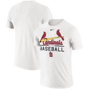 Wholesale Cheap St. Louis Cardinals Nike Practice Performance T-Shirt White