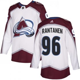Wholesale Cheap Adidas Avalanche #96 Mikko Rantanen White Road Authentic Stitched NHL Jersey