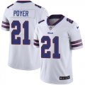 Wholesale Cheap Nike Bills #21 Jordan Poyer White Men's Stitched NFL Vapor Untouchable Limited Jersey