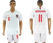 Wholesale Cheap Portugal #11 Bernardo Away Soccer Country Jersey