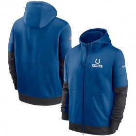 Wholesale Cheap Indianapolis Colts Nike Sideline Impact Lockup Performance Full-Zip Hoodie Royal