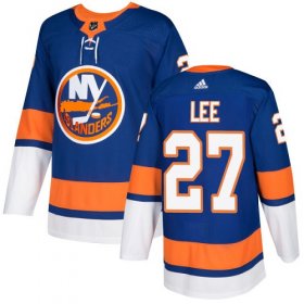 Wholesale Cheap Adidas Islanders #27 Anders Lee Royal Blue Home Authentic Stitched NHL Jersey