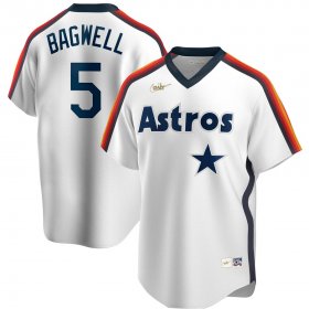 Wholesale Cheap Houston Astros #5 Jeff Bagwell Nike Home Cooperstown Collection Logo Player MLB Jersey White