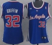 Wholesale Cheap Los Angeles Clippers #32 Blake Griffin Blue Womens Jersey