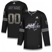 Wholesale Cheap Men's Adidas Capitals Personalized Authentic Black_1 Classic NHL Jersey