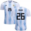 Wholesale Cheap Argentina #26 Pavon Home Soccer Country Jersey