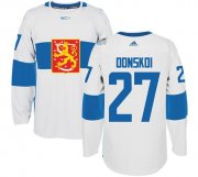 Wholesale Cheap Team Finland #27 Joonas Donskoi White 2016 World Cup Stitched NHL Jersey