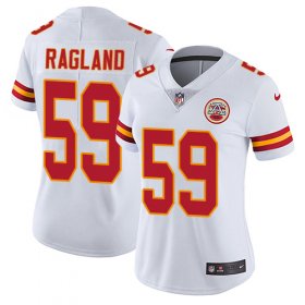 Wholesale Cheap Nike Chiefs #59 Reggie Ragland White Women\'s Stitched NFL Vapor Untouchable Limited Jersey