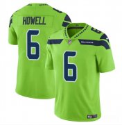 Cheap Men's Seattle Seahawks #6 Sam Howell Green Vapor Limited Football Stitched Jersey