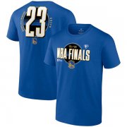 Wholesale Cheap Men's Golden State Warriors #23 Draymond Green 2022 Royal NBA Finals Name & Number T-Shirt