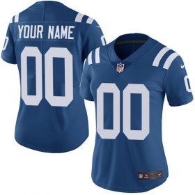 Wholesale Cheap Nike Indianapolis Colts Customized Royal Blue Team Color Stitched Vapor Untouchable Limited Women\'s NFL Jersey