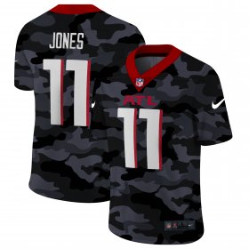 Cheap Atlanta Falcons #11 Julio Jones Men\'s Nike 2020 Black CAMO Vapor Untouchable Limited Stitched NFL Jersey