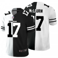 Cheap Washington Redskins #17 Terry McLaurin Men's Black V White Peace Split Nike Vapor Untouchable Limited NFL Jersey