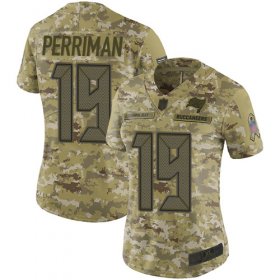 Wholesale Cheap Nike Buccaneers #19 Breshad Perriman Camo Women\'s Stitched NFL Limited 2018 Salute to Service Jersey