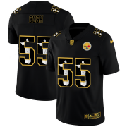 Wholesale Cheap Pittsburgh Steelers #55 Devin Bush Nike Carbon Black Vapor Cristo Redentor Limited NFL Jersey