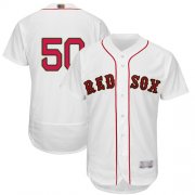 Wholesale Cheap Red Sox #50 Mookie Betts White FlexBase Authentic 2019 Gold Program Cool Base Stitched MLB Jersey