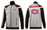 Wholesale Cheap NHL Montreal Canadiens Zip Jackets Grey