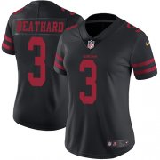 Wholesale Cheap Nike 49ers #3 C.J. Beathard Black Alternate Women's Stitched NFL Vapor Untouchable Limited Jersey