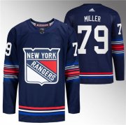 Cheap Men's New York Rangers #79 K'Andre Miller Navy Stitched Jersey