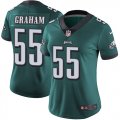 Wholesale Cheap Nike Eagles #55 Brandon Graham Midnight Green Team Color Women's Stitched NFL Vapor Untouchable Limited Jersey