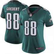 Wholesale Cheap Nike Eagles #88 Dallas Goedert Midnight Green Team Color Women's Stitched NFL Vapor Untouchable Limited Jersey