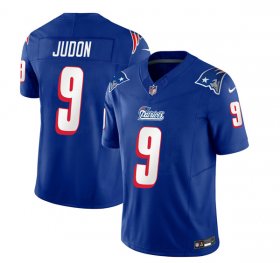 Wholesale Cheap Men\'s New England Patriots #9 Matthew Judon Blue 2023 F.U.S.E. Vapor Limited Football Stitched Jersey