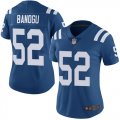 Wholesale Cheap Nike Colts #52 Ben Banogu Royal Blue Team Color Women's Stitched NFL Vapor Untouchable Limited Jersey