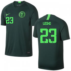 Wholesale Cheap Nigeria #23 Uzoho Away Soccer Country Jersey