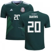 Wholesale Cheap Mexico #20 Duenas Home Kid Soccer Country Jersey