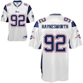 Wholesale Cheap Patriots #92 Albert Haynesworth White Stitched NFL Jersey