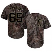 Wholesale Cheap Mariners #65 James Paxton Camo Realtree Collection Cool Base Stitched MLB Jersey