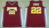 Wholesale Cheap Richmond Oilers 22 Timo Cruz Home Coach Carter Movie Stitched Jersey