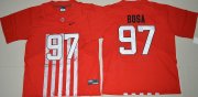 Wholesale Cheap Men's Ohio State Buckeyes #97 Joey Bosa Red Stitched NCAA Nike Elite 2016 College Football Jersey