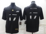 Wholesale Cheap Men's Buffalo Bills #17 Josh Allen Black 2022 Shadow Vapor Untouchable Stitched Nike Limited Jersey
