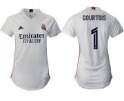 Wholesale Cheap Women 2020-2021 Real Madrid home aaa version 1 white Soccer Jerseys