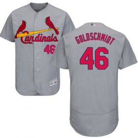 Wholesale Cheap Cardinals #46 Paul Goldschmidt Grey Flexbase Authentic Collection Stitched MLB Jersey