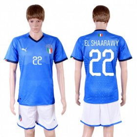 Wholesale Cheap Italy #22 El Shaarawy Home Soccer Country Jersey
