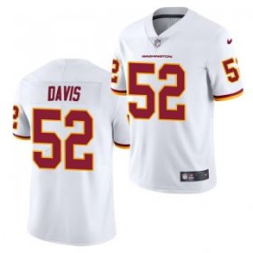 Wholesale Cheap Men\'s Washington Football Team #52 Jamin Davis White Vapor Untouchable Limited Stitched Jersey